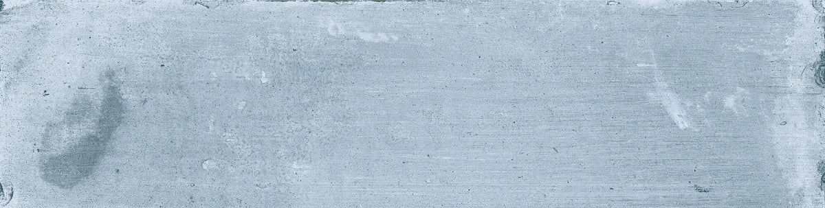Carrelage effet zellige Lagoon Blue 6x24,6 cm