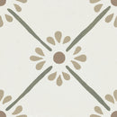 Carrelage imitation ciment PROVENZA GREEN FLOWER 22X22