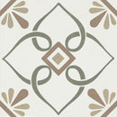 Carrelage imitation ciment PROVENZA GREEN PETALS 22X22