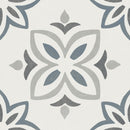 Carrelage imitation ciment PROVENZA BLUE BLOOM 22X22