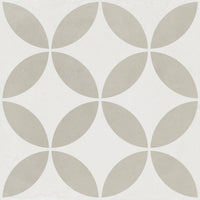 Mayari Taupe Petal carrelage décoratif mat 22,3x22,3