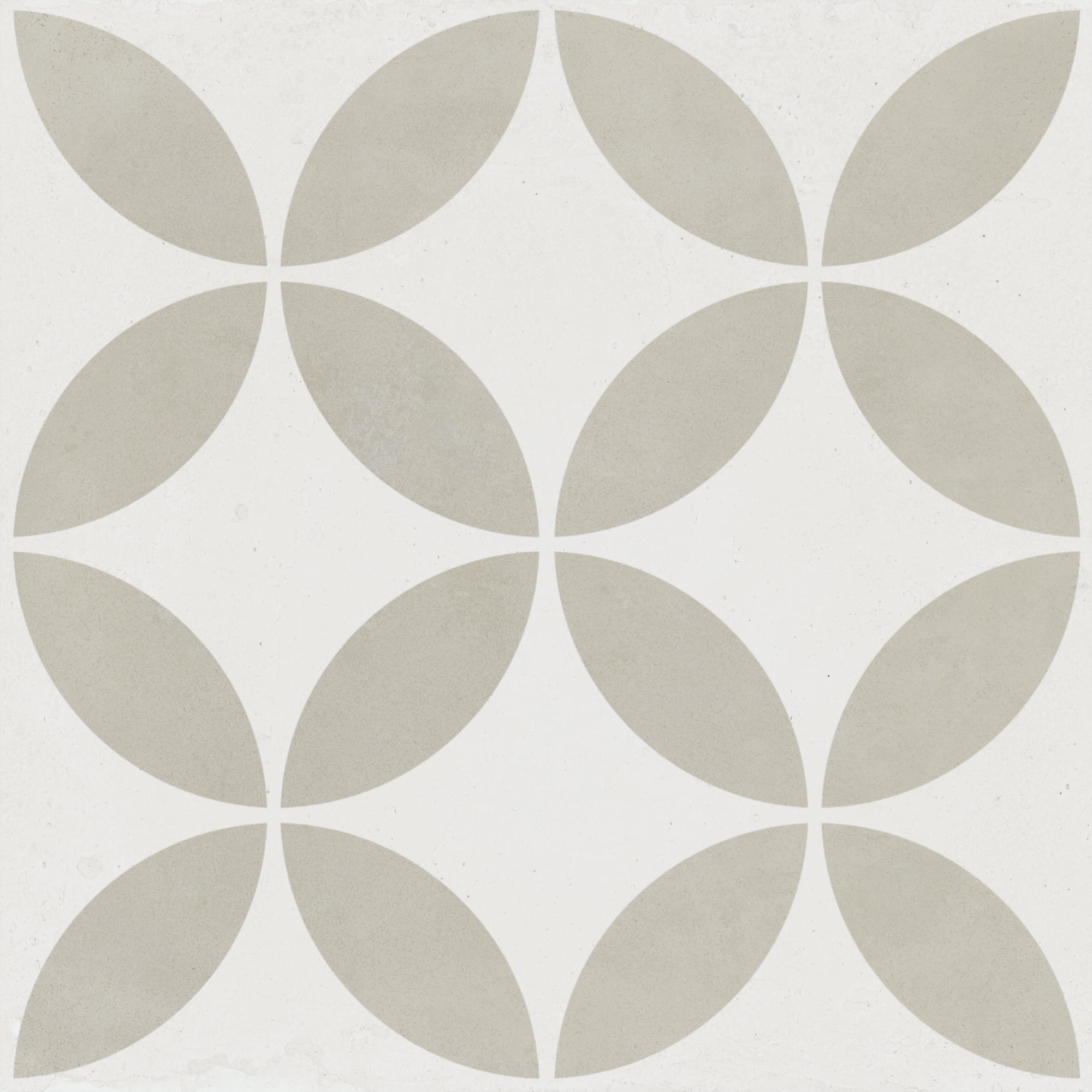 Mayari Taupe Petal carrelage décoratif mat 22,3x22,3