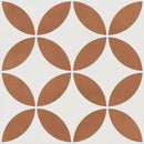 Mayari Clay Petal carrelage décoratif mat 22,3x22,3