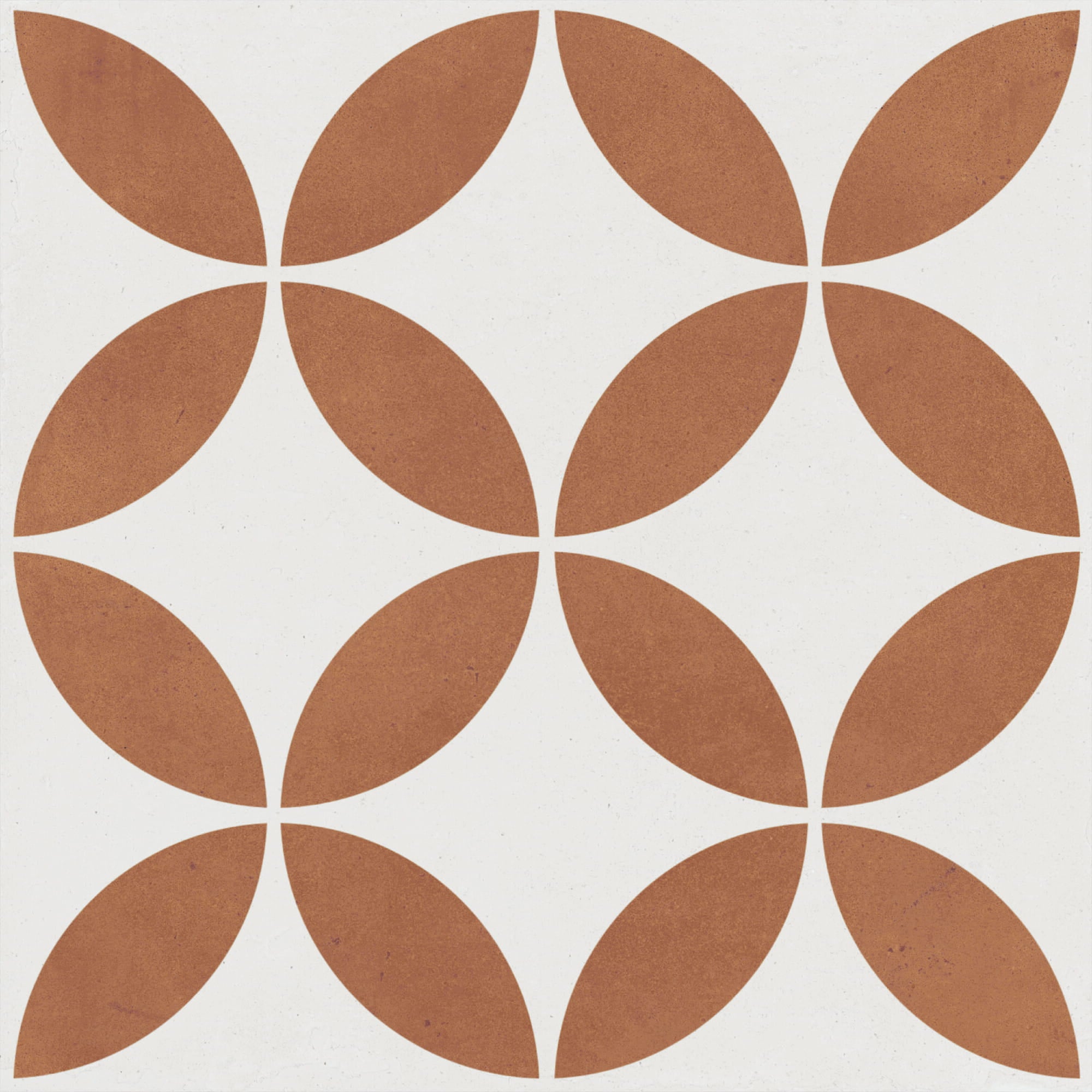 Mayari Clay Petal carrelage décoratif mat 22,3x22,3