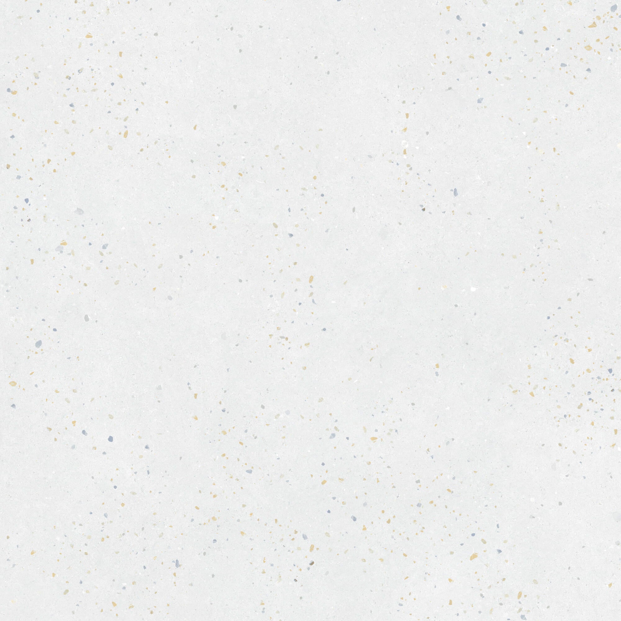 SENSA WHITE : carrelage effet micro terrazzo mat 90x90