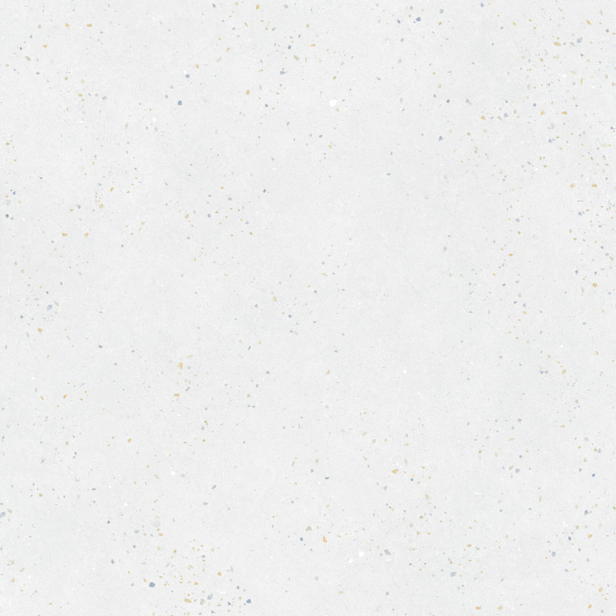 SENSA WHITE : carrelage effet micro terrazzo mat 90x90