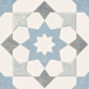 Carrelage imitation ciment DOHA BLUE STAR 22X22