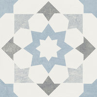 Carrelage imitation ciment DOHA BLUE STAR 22X22