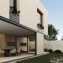 Carrelage effet pierre Bergstein Out Ivory mat antidérapant 60x120 cm