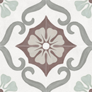 Carrelage imitation ciment SOROA CHERRY 22x22 cm