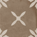 PANGEA CHOCOLATE FLOWER carrelage décoratif mat 22,3x22,3