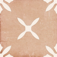 PANGEA CLAY FLOWER carrelage décoratif mat 22,3x22,3
