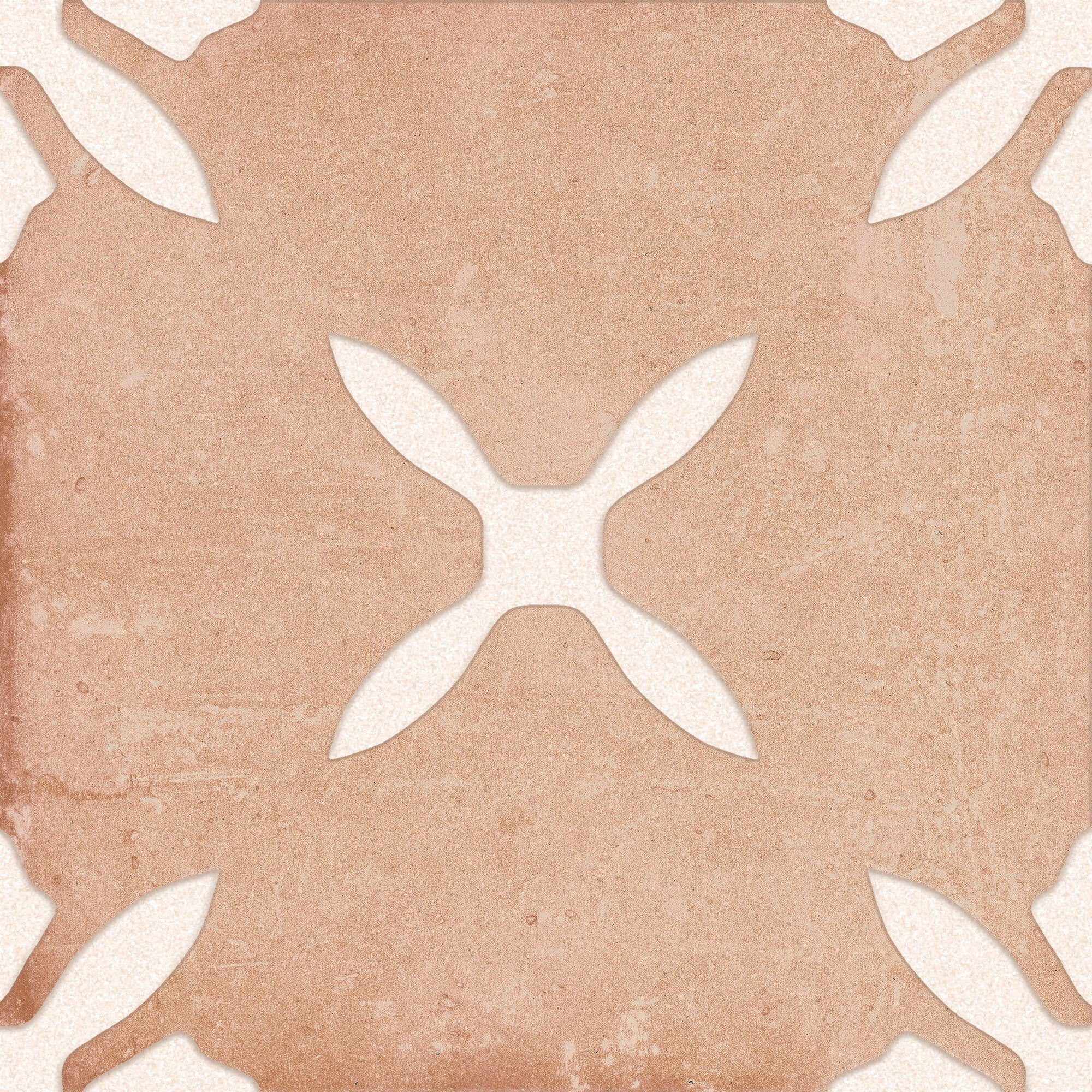 PANGEA CLAY FLOWER carrelage décoratif mat 22,3x22,3