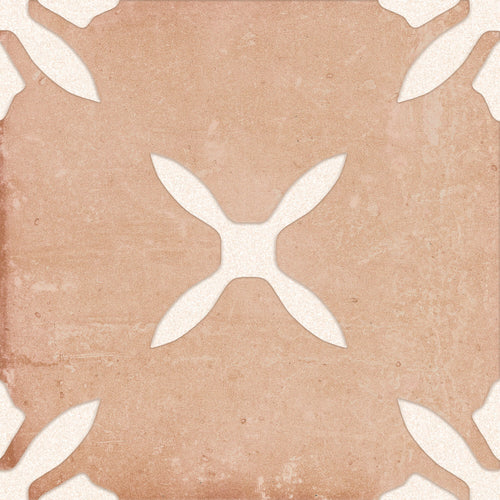 PANGEA CLAY FLOWER carrelage décoratif mat 22,3x22,3