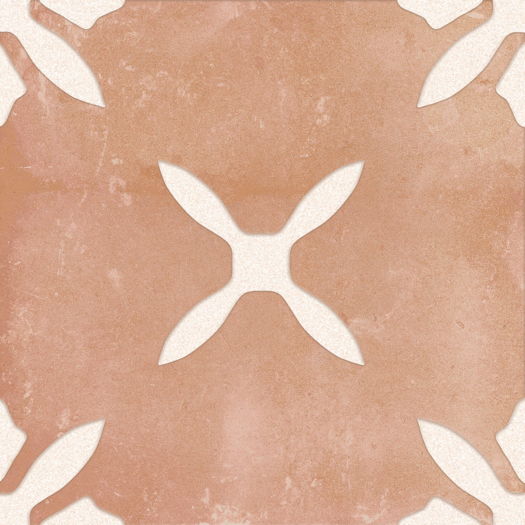 PANGEA CLAY FLOWER carrelage décoratif mat 22,3x22,3