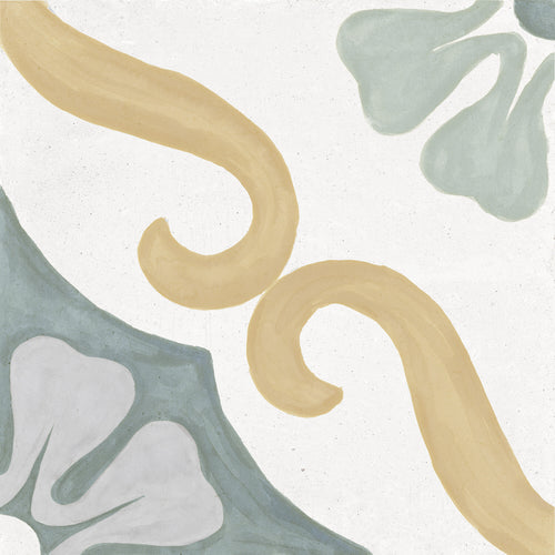 Carrelage imitation ciment SOROA AQUA 22x22 cm - 0.65m²/colis