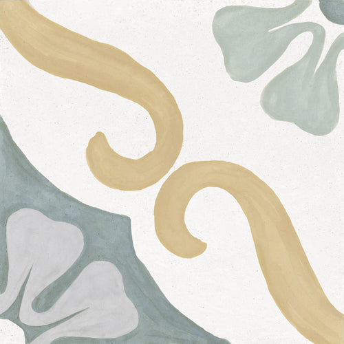 Carrelage imitation ciment SOROA AQUA 22x22 cm - 0.65m²/colis