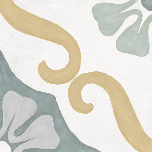 Carrelage imitation ciment SOROA AQUA 22x22 cm - 0.65m²/colis