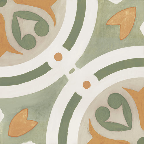 Carrelage imitation ciment AMBER GREEN 22x22 cm - 0.65m²/colis