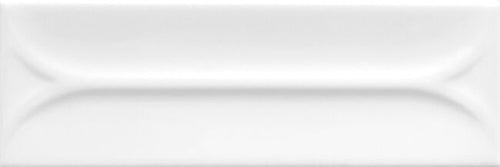 Carrelage mural relief Elipse White 5x15 cm – vue du carreau