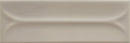 Carrelage mural relief Elipse Taupe 5x15 cm – vue du carreau