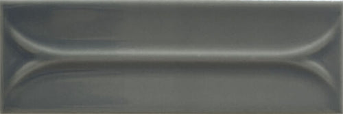 Carrelage mural relief Elipse Grey 5x15 cm – vue du carreau