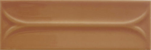 Carrelage mural relief Elipse Clay 5x15 cm – vue du carreau