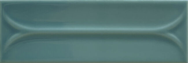 Carrelage mural relief Elipse Aqua 5x15 cm – vue du carreau