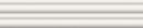 Faïence murale relief Rainbow White 5x25 cm – vue du carreau