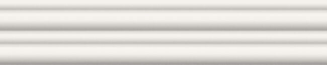 Faïence murale relief Rainbow White 5x25 cm – vue du carreau