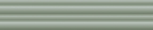 Faïence murale relief Rainbow Green 5x25 cm – vue du carreau