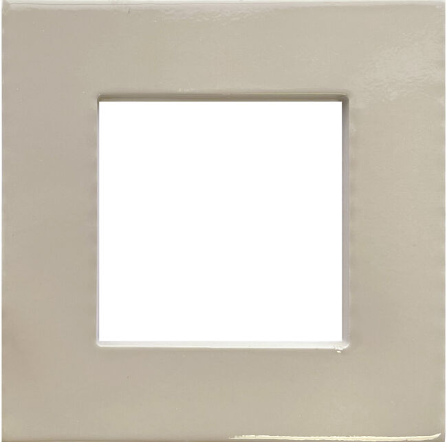Carrelage mural design In & Out OUT Taupe 22,4x22,4 cm – vue du carreau