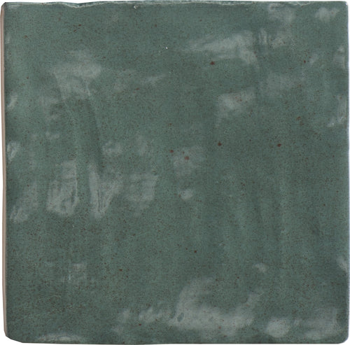 Carrelage imitation zellige RIAD GREEN 10x10 - 0.60 m² par boîte
