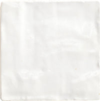 Carrelage imitation zellige RIAD WHITE 10x10 - 0.60 m² par boîte