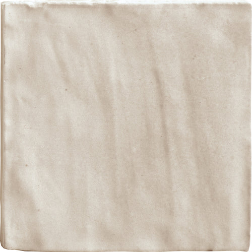 Faïence effet zellige Sahn Sand 10x10 cm