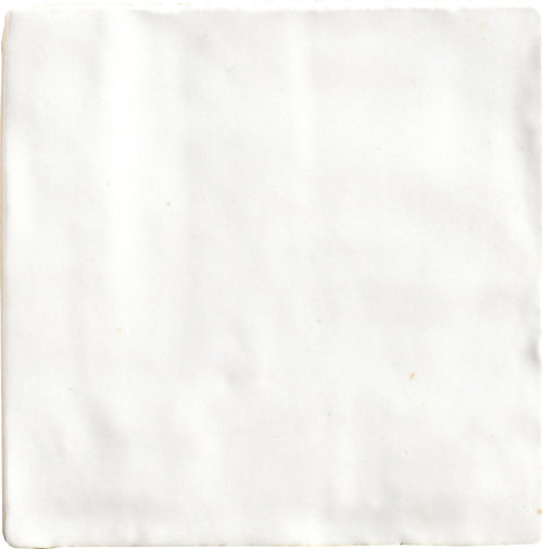 Faïence effet zellige Sahn White 10x10 cm