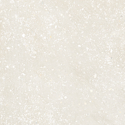 Carrelage effet terrazzo Cosmos White 22,3x22,3 cm – vue du carreau