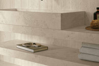 La Geoteca Travertino Ivory Cross 80x80 - 8.5mm