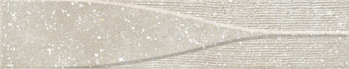Carrelage relief Trace White Waves 6x30 cm – vue du carreau