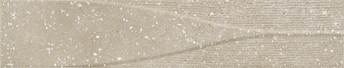 Carrelage relief Trace Taupe Waves 6x30 cm – vue du carreau