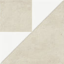 Carrelage décoratif Kora White décor White 22,3x22,3 cm