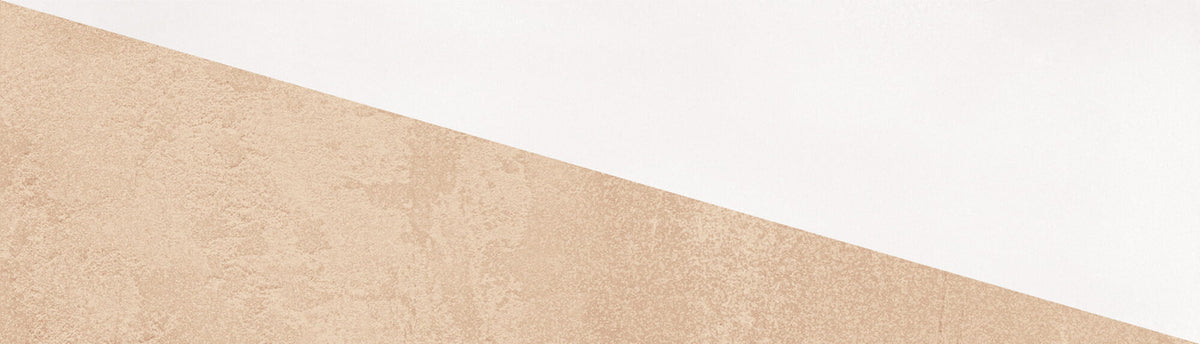 Carrelage décor Siena White Décor brillant 6,4x22,3 cm