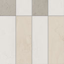 Mosaïque Croma White effet béton 30x30 cm