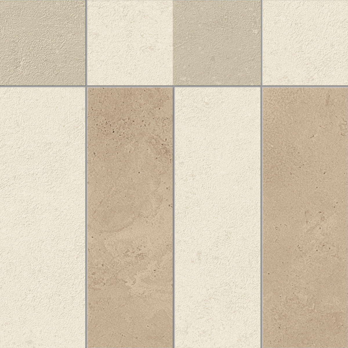 Mosaïque Croma Clay effet béton 30x30 cm