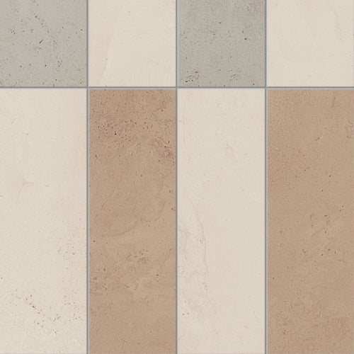 Mosaïque Croma Clay effet béton 30x30 cm