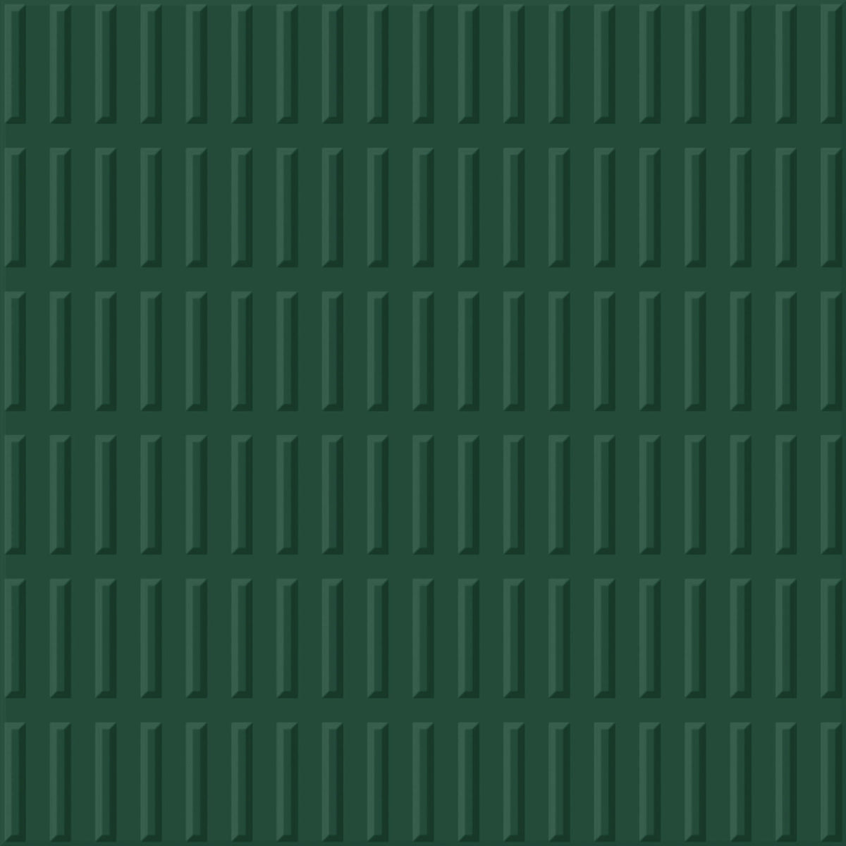 Carrelage mural 3D Relief Long Green mat 14,6x14,6 cm