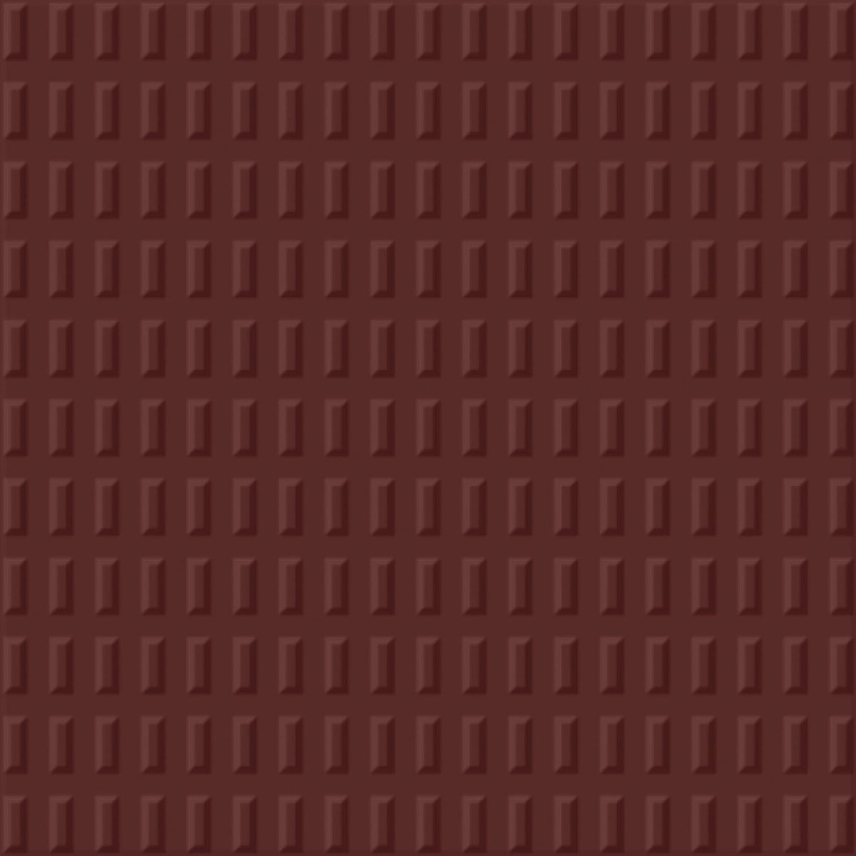 Carrelage mural 3D Relief Short Bordeaux mat 14,6x14,6 cm