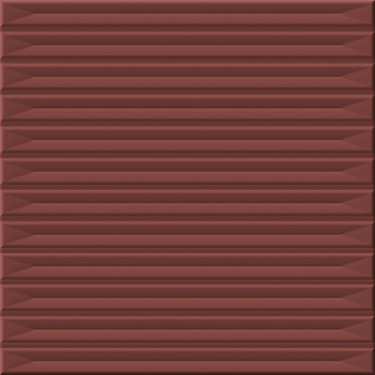 Faïence effet KitKat Pulse Bordeaux brillante 20x20 cm