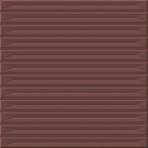 Faïence effet KitKat Pulse Bordeaux brillante 20x20 cm
