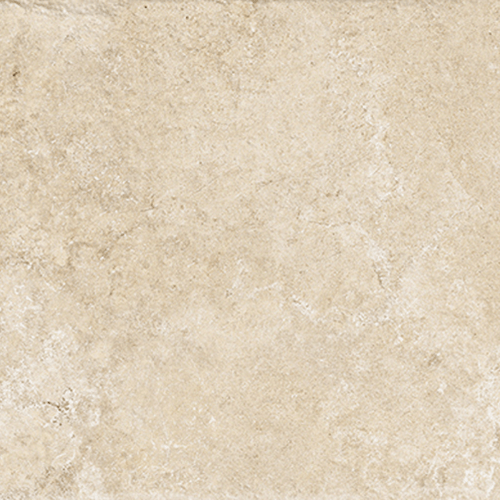 Carrelage extérieur effet pierre calcaire La Leccese Almond antidérapant 61x61 cm